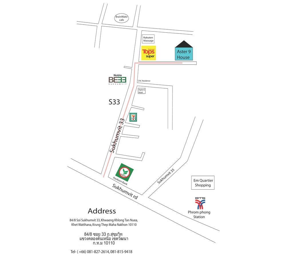 Bed and Breakfast Aster 9 House Bangkok Exterior foto